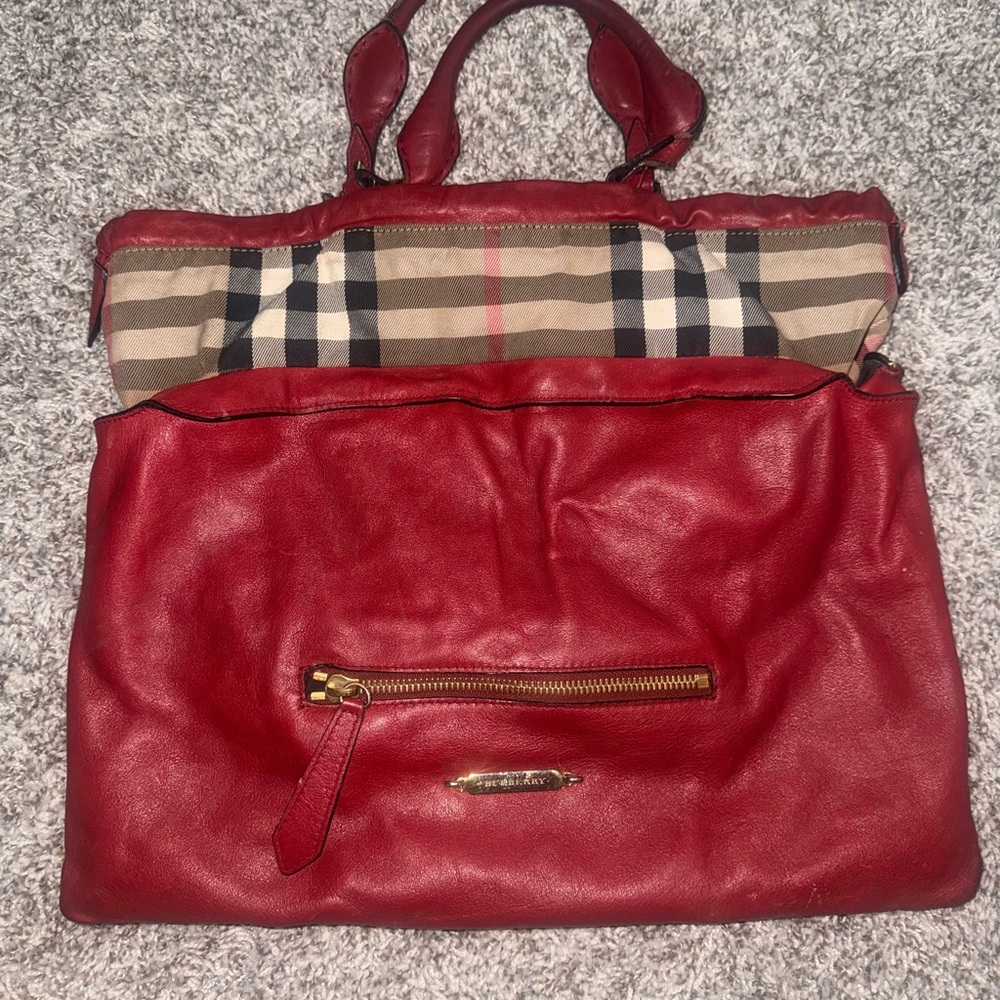 Red Leather Women's Bag